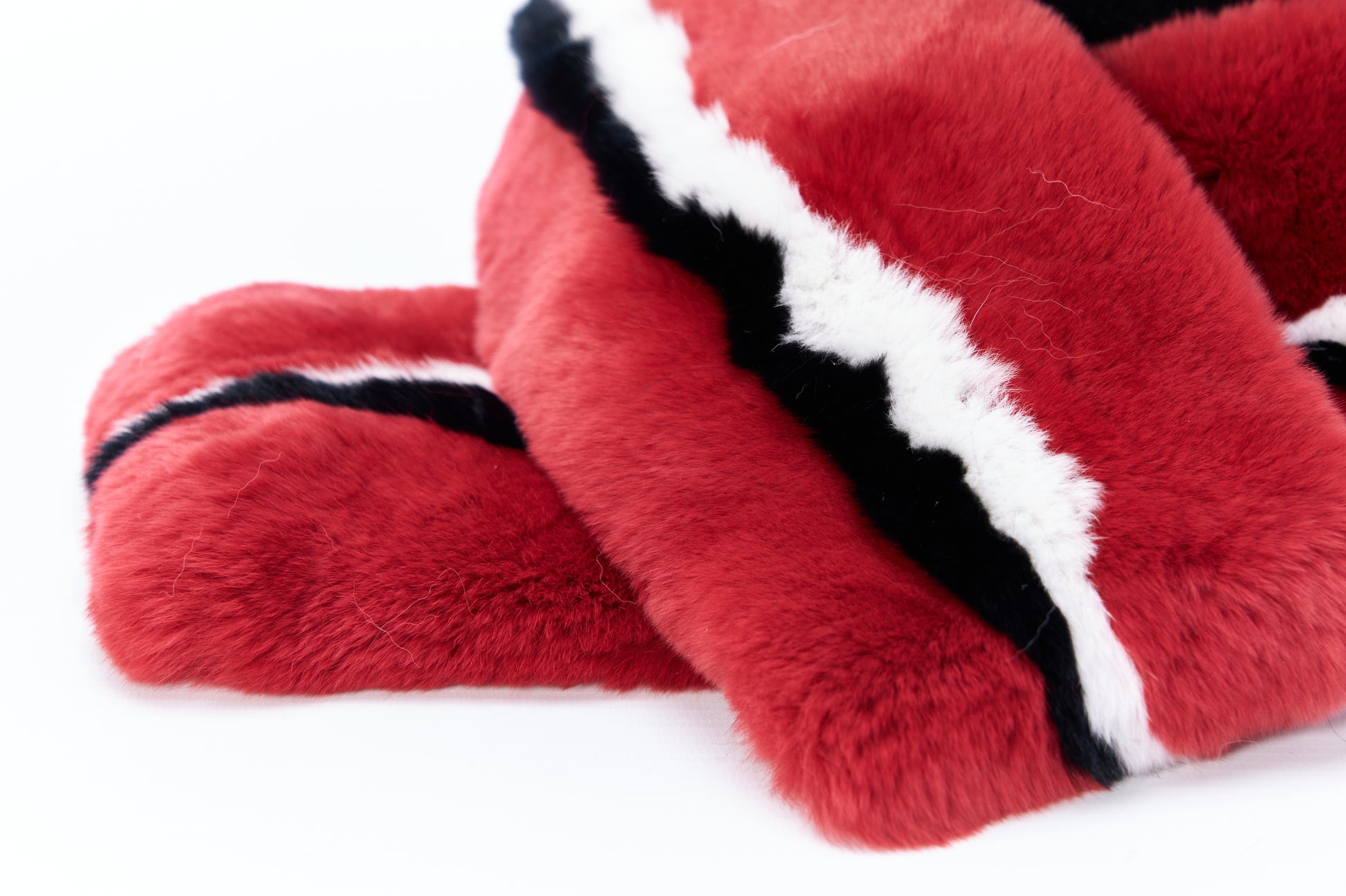 Sciarpa in rex rabbit bicolore - Nuova Varese Pellicce